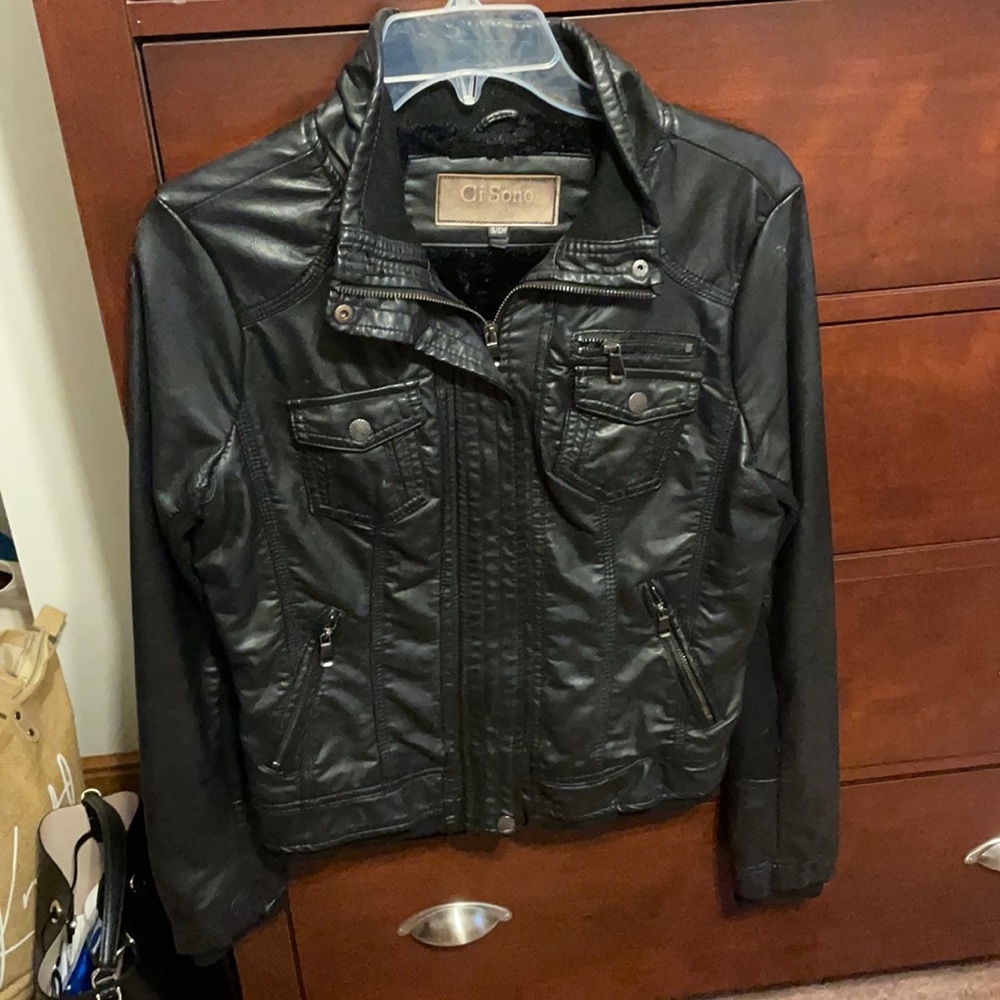 Leather jacket